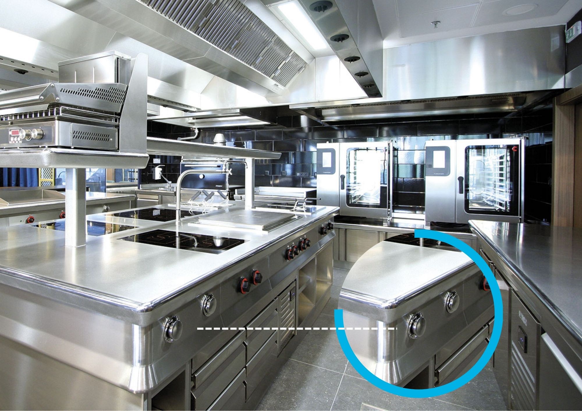 Ratio Shore power stopcontact in de keuken